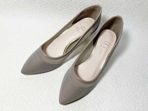 MH35* new goods *artemis by DIANA fish net chu-ru pumps 24.0 made in Japan 