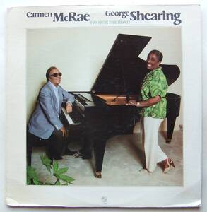 ◆ CARMEN McRAE - GEORGE SHEARING / Two For The Road ◆ Concord Jazz CJ-128 ◆