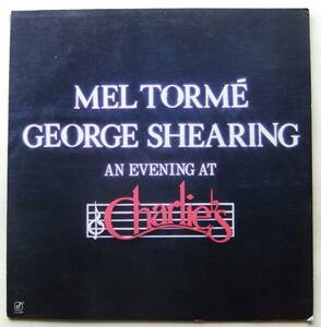 ◆ MEL TORME - GEORGE SHEARING / An Evening at Charlie's ◆ Concord Jazz CJ-248 ◆