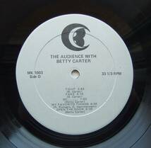 ◆ The Audience With BETTY CARTER (2LP) ◆ Bet-Car MK 1003 ◆_画像8