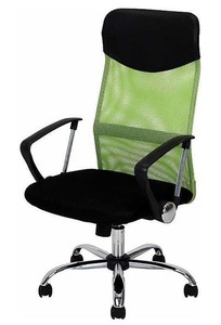  ventilation eminent! mesh high back office chair - elbow attaching green _h