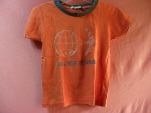 ＵＳＥＤ キッズ Cack a Smile Ｔシャツ サイズ１１０ 赤系