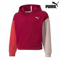 ★新品 定価4,400円 プーマ PUMA パーカー 吸汗速乾 フーディースウェット キッズ スウェットパーカー 140 ジュニア スポーツウェア★_画像1