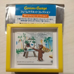 【おさるのジョージ】Curious George KItchen*フレームマグネット コレクション①