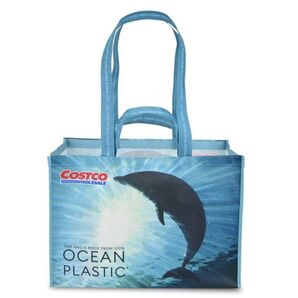 コストコエコバッグ オーシャンプラスチック イルカ