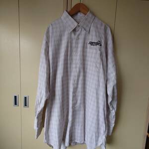ジョンW.ノードストロームJOHN W.NORDSTROM US古着 メンズ長袖ボタンシャツ color白×水色チェック　コットン 　750-6G0402