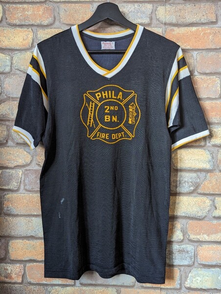 1960s Durack フットボールTシャツ ナイロン混 ビンテージ 60s vintage football nylon