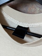 ☆80’s-90’s☆ Unknown BackPrinted PocketT-Shirt Beige Vintage ポケットTシャツ USA製 オールド ビンテージ_画像7
