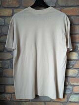 ☆80’s-90’s☆ Unknown BackPrinted PocketT-Shirt Beige Vintage ポケットTシャツ USA製 オールド ビンテージ_画像8
