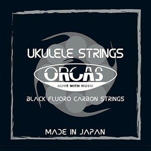 ORCAS フロロカーボン ウクレレ弦Low-G用の弦1本 テナーウクレレ用 OS-30 LG TEN カラー:ブラック