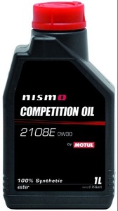 =正規品=　MOTUL NISMO（モチュール・ニスモ） COMPETITION OIL type 2108E 【0W30】1L ★四輪専用★