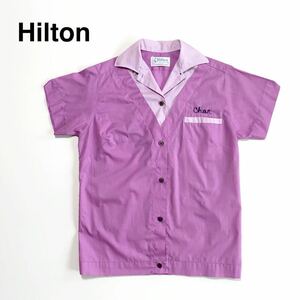 ☆良品 ヒルトン Hilton 70's ヴィンテージ ボーリングシャツ USA製 古着 vintage オープンカラーシャツ 開襟シャツ ロカビリー アメリカ製