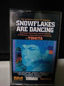 T5211【カセットテープ/冨田勲 Isao Tomita-Snowflakes Are Dancing/The newest sound of DEBUSSY/】