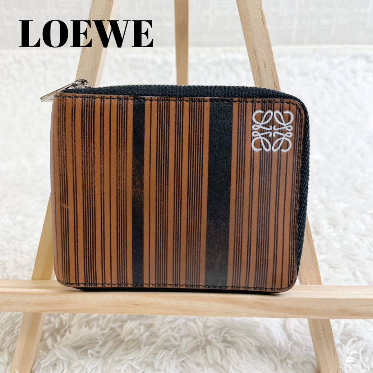 レア 日本未入荷】ロエベ LOEWE バイカラー コインケース カード