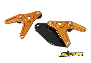 正規品／スナイパー NINJA ZX-25R レーシングスタンドフック 金 スプロケットガード付 SNIPER バイク