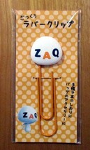 ざっくぅ・ZAQ　ラバークリップ　しおり・バッグのアクセサリー　J:COM　ノベルティ　_画像1