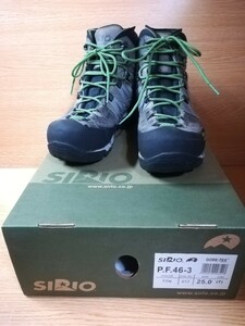 * коробка есть SIRIO P.F.46-3 TTN походная обувь 25.0cm Вьетнам производства GORE-TEX Vibram подошва альпинизм обувь si rio 