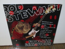 sealed 未開封 US-original limited edition poster Foolish Behaviour (Analog) Rod Stewart ロッド・スチュワート アナログレコード_画像5