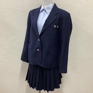 (Y)I304 (中古) 山形県 山形工業高校 (旧制服) 3点セット /希少/校章/バッジ/M/W63/ブレザー/スカート/ブラウス/冬服/制服/中学/学生服