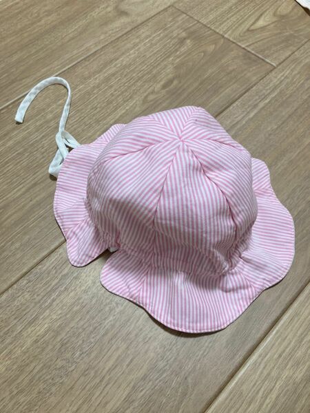 ピンク　ベビー　帽子