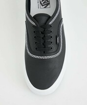 23SS 新品 White Mountaineering × VANS AUTHENTIC 44 DX ホワイトマウンテニアリング バンズ レザー オーセンティック 27.5cm 黒 _画像3