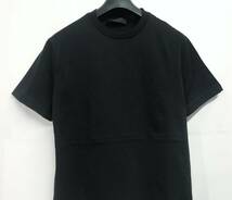 国内正規品 PRADA プラダ UJM492 S181 ILK クルーネック 無地 Tシャツ XS 黒 _画像2