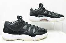 US8.5/26.5cm NIKE AIR JORDAN 11 RETRO LOW 72-10 BLACK/GYM RED ナイキ エアジョーダン レトロ ロー ブラック/ジムレッド AV2187-001_画像5