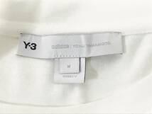 Y-3 adidas Yohji Yamamoto スクエアラベルロゴTシャツ ホワイト M SS TEE ワイスリー ヨウジヤマモト アディダス_画像6