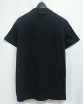 国内正規品 PRADA プラダ UJM492 S181 ILK クルーネック 無地 Tシャツ XS 黒 _画像4