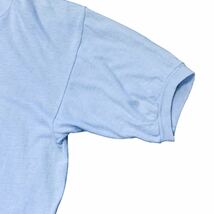 60’s 70’s ビンテージ Tシャツ Lサイズ相当 青 ブルー 水色 リンガーT リブ スーベニア アメリカ アラスカ アニマル 60年代 70年代_画像5