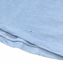 60’s 70’s ビンテージ Tシャツ Lサイズ相当 青 ブルー 水色 リンガーT リブ スーベニア アメリカ アラスカ アニマル 60年代 70年代_画像9