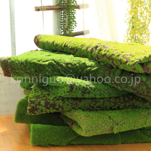 .. газонная трава сырой красный пункт модель 1M×1M 4 листов симуляция moss green фальшивый мох фон оборудование орнамент растения стена газонная трава сырой искусственный газон мох газонная трава сырой коврик T2CP05