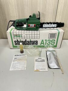 (J02) 中古. SHINDAIWA A13S. 新ダイワ 電動 チェーンソー ペッカー