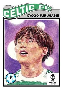 古橋亨梧　Topps UCL Living Set Card #399 - Kyogo Furuhashi　セルティックFC　日本代表　カード　ヴィッセル神戸　FC岐阜