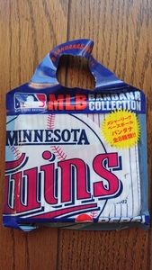 ★非売品 新品 pepsi ペプシ メジャーリーグ　ベースボール　MLB バンダナ コレクション ミネソタ・ツインズ Minnesota Twins