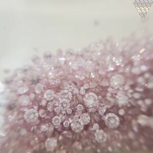 15 ピース 0.01 ct 合計 約 0.15 ct Fancy Pink SI1-VS 天然 ピンク ダイヤモンド メレ 量り売り 品