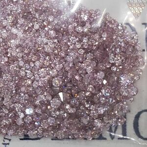 15 ピース 0.015 ct 合計 約 0.225 ct Fancy purplish pink + ピンク 系 天然 ダイヤモンド メレ 量り売り 品