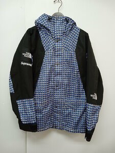 [12B-57-036-1] 美品 SUPREME シュプリーム 21SS ×THE NORTH FACE Studded Mountain Light Jacket NP121031 ブルー サイズL