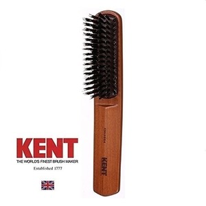  stock equipped KENT hair brush KNH4624 GENTLE men's for man pig wool natural wool wooden Ikemoto .. industry ike Moto brush massage kent 