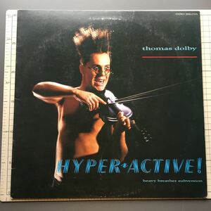 【12 single】Thomas Dolby / Hyper-Active! / EMS-27015 / JPN / insert