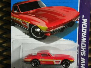 即決☆☆1964 コルベット　スティングレー CORVETTE STING RAY　HW SHOWROOM ホットウィール Hot Wheels ☆定形外発送可能