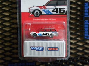 即決☆☆TARMAC WORKS BRE DATSUN BLUEBIRD 510 WAGON BRE DATSUN 46 1/64 ダットサン　ブルーバード☆定形外発送可能