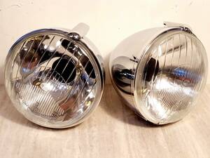  Citroen *2CV head light plating left right 2 piece set 