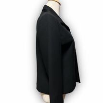 Y189★大人可愛い★For Lovely Woman ブラックフォーマル ジャケット 冠婚葬祭 日本製 13号 XLサイズ相当 ブラック レディース 上品_画像4