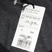 【送料185円】新品！3(L)BIGホースゴワッペン★バーバリーブラックレーベル ノースリーブ タンクトップ■BURBERRY BLACK LABEL半袖シャツ_画像5