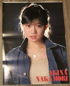* Nakamori Akina poster magazine appendix that time thing 80 period idol postage 230 jpy pursuit have 