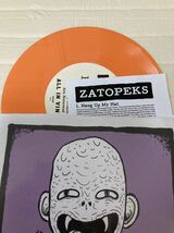 Science Police / Zatopeks 「s/t 」7ep オレンジビニール　pop punk steinways house boat melodic rock ramones queers_画像3