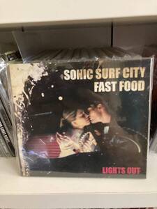 Sonic Surf City / Fast Food 「Lights Out 」CD punk pop surf rock sweden spain ramones beach boys queers beach melodic