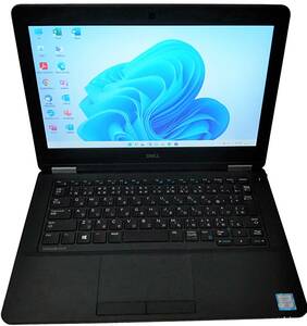 ★【驚速 DELL Latitude E5270 i5-6300U 2.4GHz x4+8GB+SSD256GB 12.5インチノートPC】Win11+Office2021 Pro/USB3.0/WEBカメラ■D072705