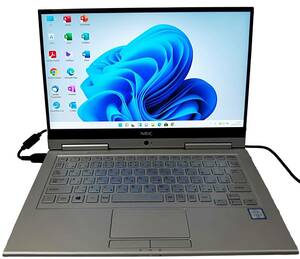 ★【驚速 NEC VG-V i5-6200U 2.30GHz x4+4GB+SSD256GB 13.3インチノートPC】Win11+Office2021 Pro/WEBカメラ/ 1920x1080■D061907